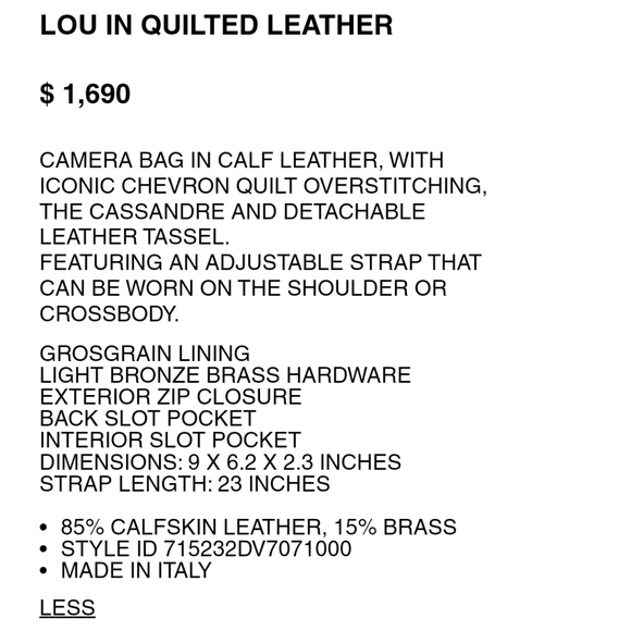 YSL Dark Beige Camera Bag - Picture 12 of 14